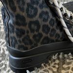 P448 . Denise platform leopard lace up boots Photo 8