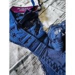 Adore Me Adored By Women's Chelsey Unlined Underwire Bra Lace Navy Blue 32A NWT Photo 4