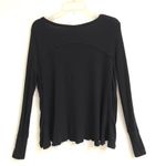 We The Free Free People  Malibu black thermal top S Photo 2