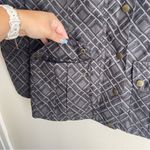 J. McLaughlin Gray Women's Jacket Coat with Corduroy Collar Women's Size XS Photo 2