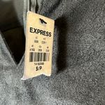 EXPRESS  Black Faux Suede Fringe Shoulder Dress Photo 4