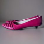 NIB Vintage Matisse Genuine Leather Kitten Heel Pumps Red Size 6 Photo 1