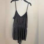 Victoria's Secret Victoria’s Secret metallic romper‎ in a gunmetal grey shade size M Photo 2