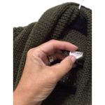 Women Open Front Dolman Sleeve Longline Cardigan Color Green,‎ Size One Size Photo 2