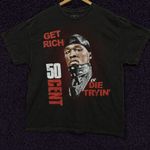 Get Rich Or Die Tryin 50 Cent Hip Hop Album Cover T-Shirt L  Photo 0