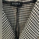 Storia Houndstooth Double Breasted Blazer Women's Size S Black White Classic Fit Photo 3
