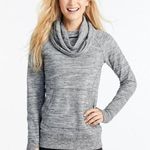 L.L.Bean  Women's Cozy Pullover Cowl Neck Long Sleeve Sweatshirt Kangaroo Pocket Photo 0