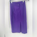Cassidy made in France purple wool skirt size 2‎ Photo 2