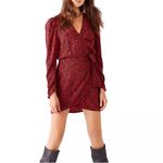 Free People NWT  Kinsley Wrap Dress, black combo Photo 2