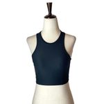 Outdoor Voices  Black Athena Racerback Crop Top‎ Athletic Sports Bra Size XS Photo 2