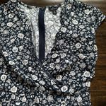 J.Crew Navy Floral Dress Photo 2