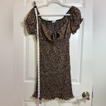 Blush Black and Tan women Floral Mini Dress Size 1XL Photo 3