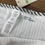 Aerie  Bikini Bottom Women M Black White Stripe Gingham Ruffle Full Coverage NWT Photo 1