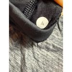 Lululemon Workout Tank Top‎ Sz 4 Gray Heathered Built In Bra Crisscross Back Photo 6