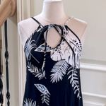 Black White Comfy Knit Midi Dress New Photo 1