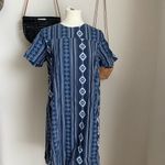 Vintage Japanese Atorih House Blue Western Dress, Size M/L Size M Photo 1