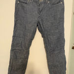 Levi's  Lightweight Cotton Linen Boyfriend Jeans Size 28 Photo 0