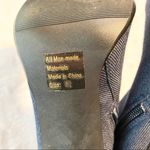 Vintage Blue Denim High Heel Ankle Boots Size 5.5 Photo 7