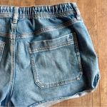 American Eagle  Easy Shortie Dreamy Drape Stretch Soft Denim Jean Shorts Size 6 Photo 7