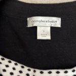 Christopher & Banks Black & White Long Sleeve Mock Cardigan Sweater with Tank S Photo 6