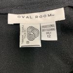 The Room Oval Vintage Black A-line 100% Wool Midi Skirt Size 12 Photo 7