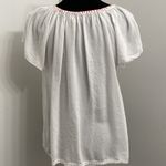 Seventh Avenue NWOT Embroidered boho top Photo 2