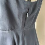 Cinq à Sept Cinq a Sept Zanna ruffled silk crepe de chime peplum top in midnight blue small Photo 7