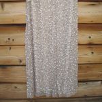 Mac Duggal  14523 Beige Beaded Mesh Cape Gown Photo 8