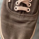 Vans Womens Gray Grey Low Top Tennis Shoes Size 7 Sneakers Used Photo 2