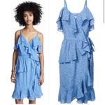 Derek Lam 10 Crosby Blue Ruffled Wrap‎ Dress Size 4. $495 Photo 1
