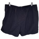 L.L.Bean Nylon Drawstring Shorts Size XL Black Athleisure EUC Photo 1