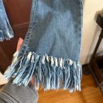 Show Me Your Mumu | Brooklyn High Rise Jeans with Fringe Hem Harbor Wash | 28 Photo 5