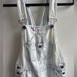 Faherty  Railroad Stripe Straight‎ Leg Overalls XS Cottagecore Prairie Boho Photo 2