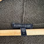 Eileen Fisher  Green Open Front Draped Cardigan Olive Green Small Photo 3