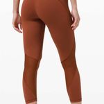 Lululemon Everlux and Mesh High-Rise Crop 23" Dark Terracotta Photo 1