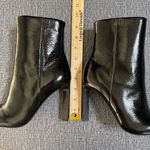 Karl Lagerfeld  Paris Vica Black Patent Leather Dress Booties Photo 10