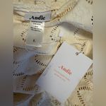 ANDIE  SWIM THE CRETE JACKET GARDENIA WHITE LARGE NWT Photo 6