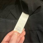 Kate Spade  Black Cotton Blend Pleated Wide Leg Cropped High Waisted Pant Size 4 Photo 6