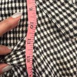 SO  Black and White Gingham Straight Leg Paperbag Pants, Size Large NWOT Belted Photo 3