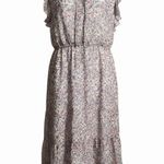 BB Dakota Sleeveless Maxi Blue Ditsy Floral Ruffle Tiered Dress XXL Prairie Photo 0