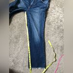 Moussy Vintage Rhode Cropped Distressed Flare Jean in Dark Indigo Blue Size 26 Photo 15