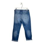 KanCan USA KanCan Medium Wash High Rise Ripped Cuffed Ankle Boyfriend Jeans Photo 5