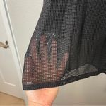 BNWT! Joyfolie Rey Top Black Mesh Tunic with Tassels Size XL Photo 6