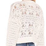 Free People  Chloe Loose Knit Cropped Cardigan Sweater Photo 1