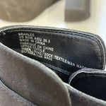 JustFab 6 Branlee Boot Black Vegan Suede Ankle Bootie Shootie Block Heel Buckles Photo 8