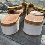 UGG  Yellow Bow Platform Sandals Size 6.5 Photo 10