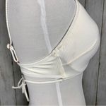 Shade & Shore  Triangle Strappy Ribbed Bikini Top Photo 5