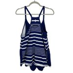 Free People Movement Blue White Striped Hot Shot Mini Dress Pockets and Zipper Photo 13