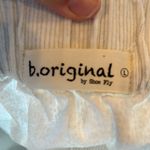 B.Original Corduroy Skirt Off White Boutique  Elastic Back Waist Photo 4