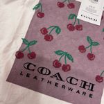 Coach Signature Square Cross Stitch Cherries T Shirt ci403 Photo 1